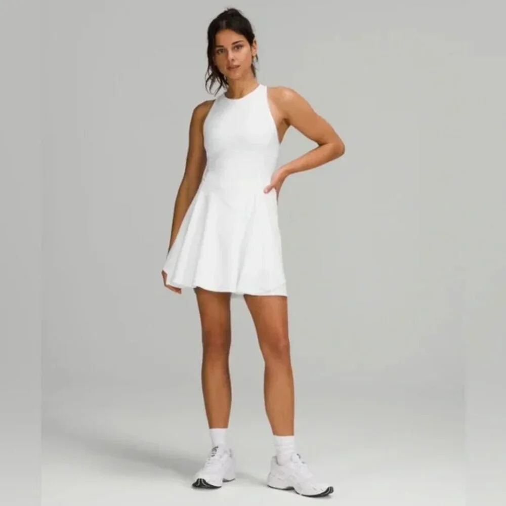 Lululemon Court  Crush Dress Tennis Golf White Size 2